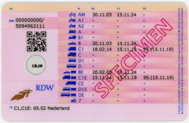 Nederlands rijbewijs