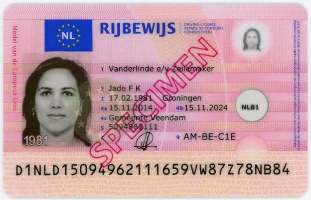 Nederlands rijbewijs
