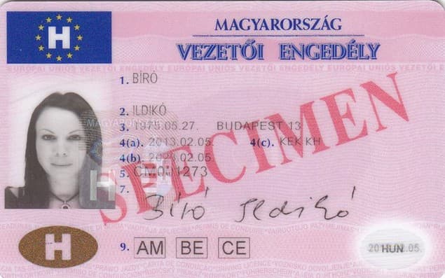 Magyar jogosítvány
