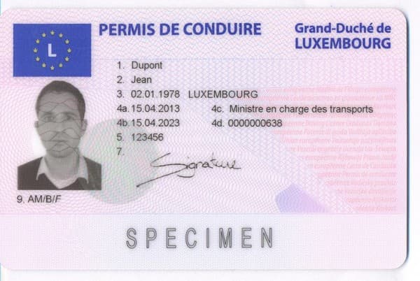 Luxembourg Driving Licence