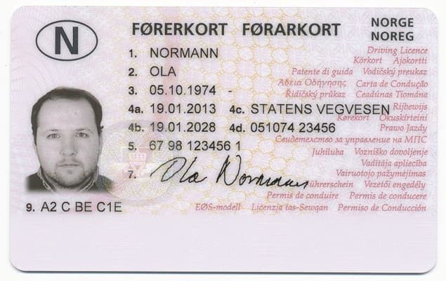 Norsk førerkort