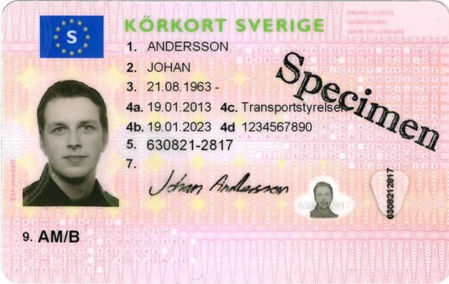 Körkort Sverige