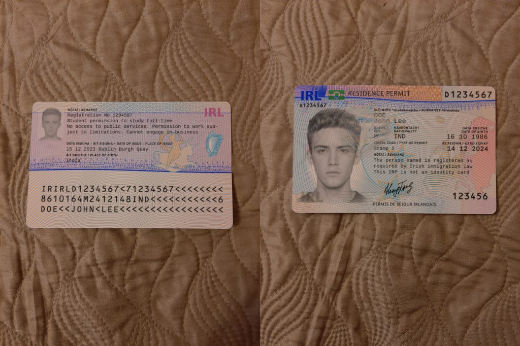 Irish Residence Permit