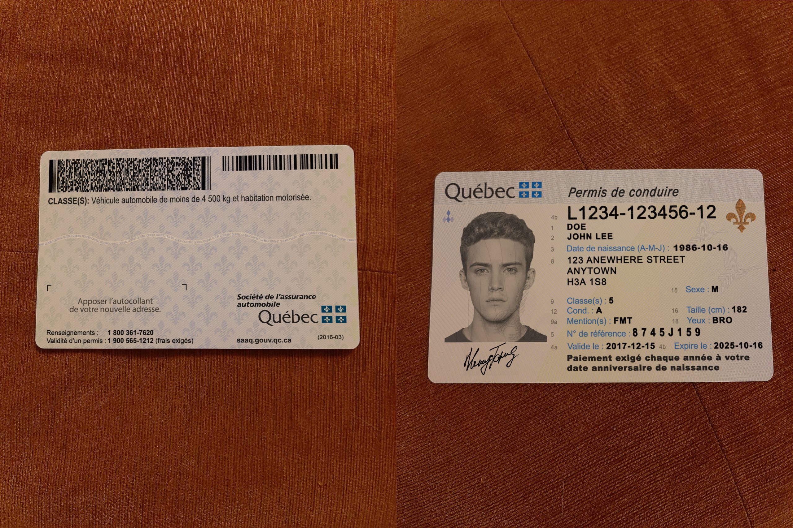 Buy Quebec driving license