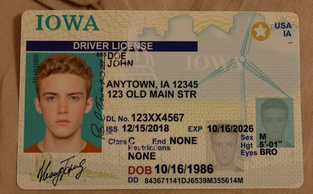 buy Iowa Driver’s license