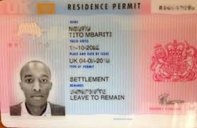 Biometric residence permit​