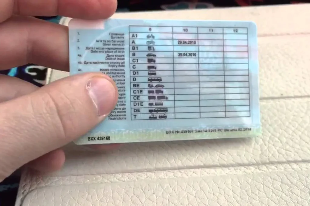 Купити українські водійські права